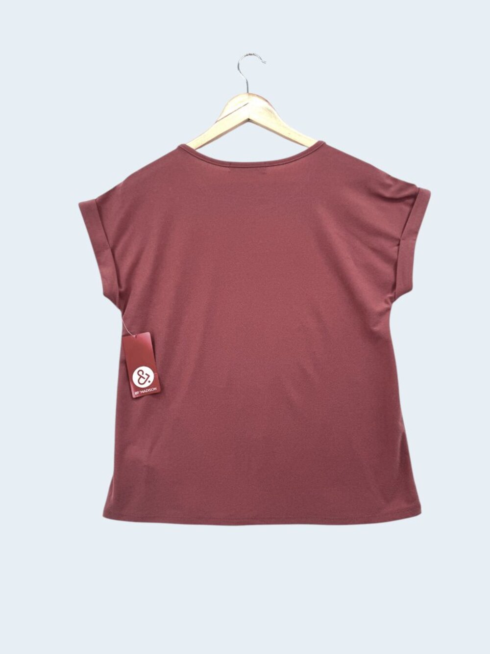 89th & Madison Romantic Rose Petite Top - Picture 4 of 4